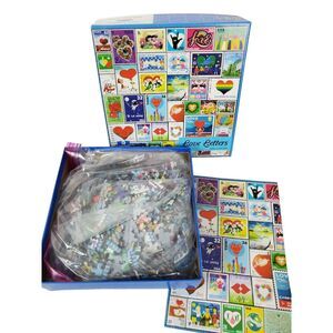 Love‎ Letters Puzzle 1000 Piece Jigsaw Includes Poster